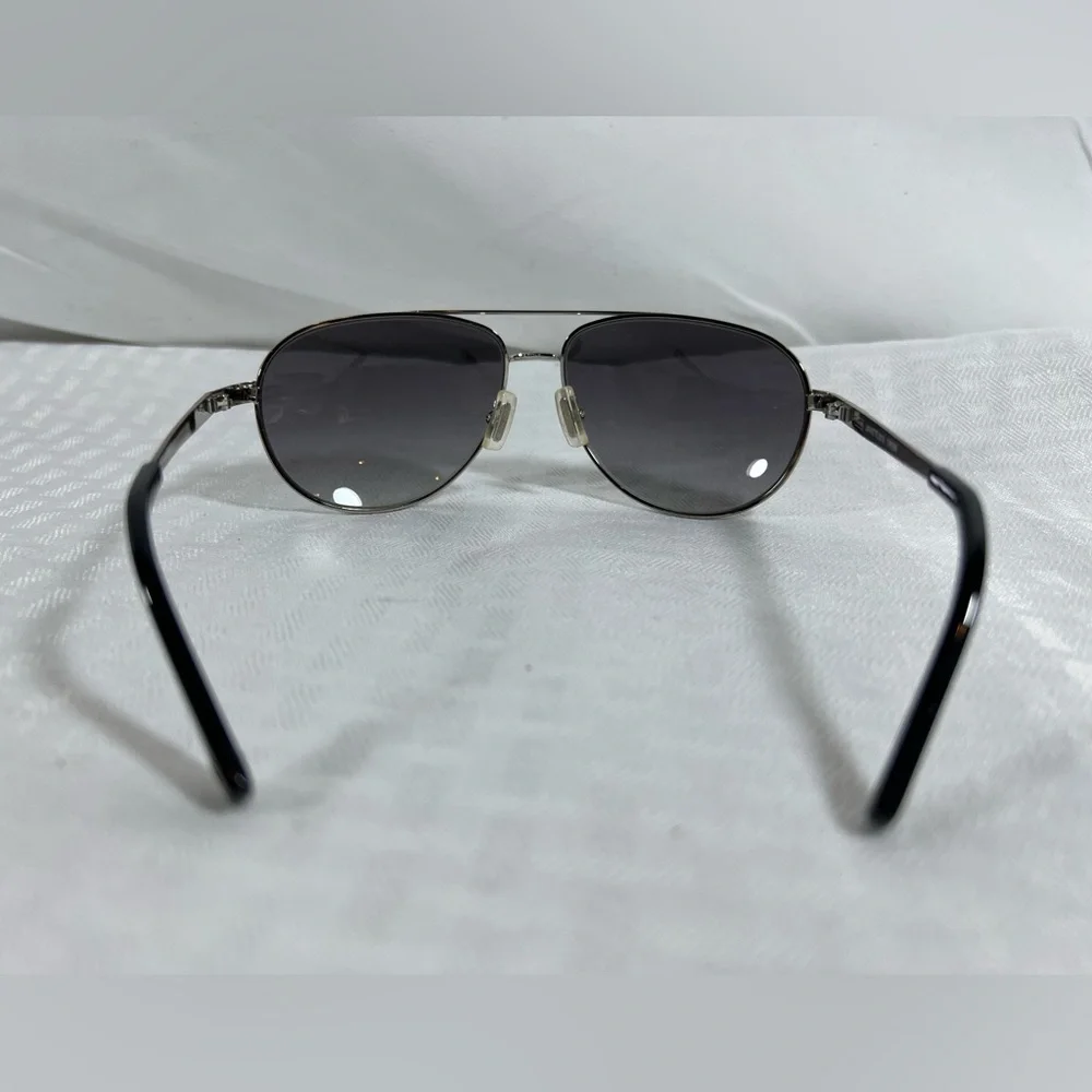 5023: Coach Lafayette S510 Chrome Aviator Sunglasses & Case